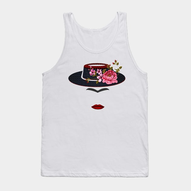 Frida Kahlo Abstract Tank Top by vidka91@yahoo.com